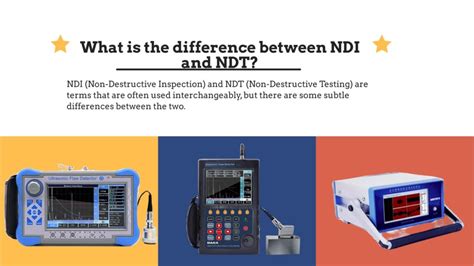 Apa Perbedaan Ndi Dan Ndt Pemasok Peralatan Pengujian Non Destruktif