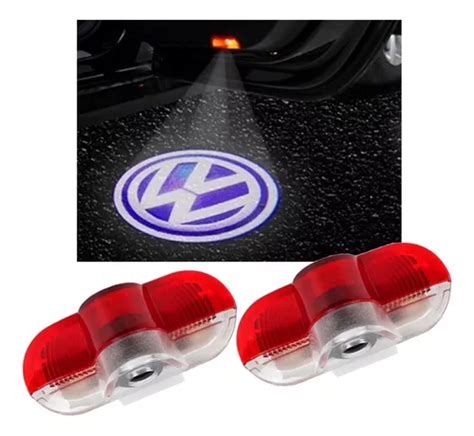 Led Luz 2 Portas Logo Projetor Vw Golf Mk4 1999 A 2014 Bora