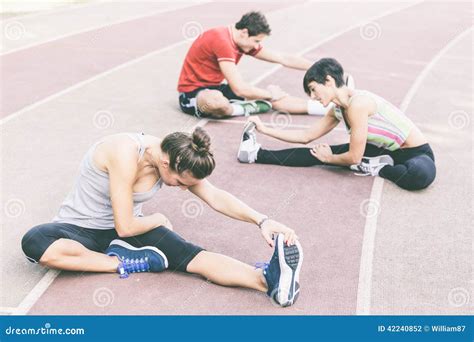 Athletes Outdoors Stock Photo Image Of Female Lifestyle 42240852