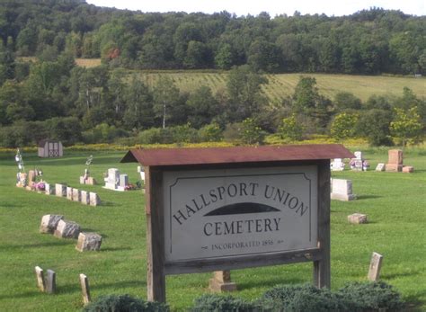 Hallsport Union Cemetery In Wellsville New York Find A Grave Cemetery