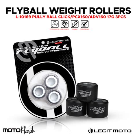 Legitmoto Genuine Honda Click Pcx Adv Flyball Roller Weight