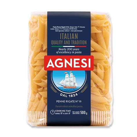 Agnesi Penne Rigate No G Makro Pro