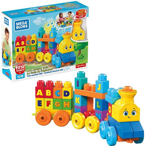 Tren Musical Abc Mega Bloks Fwk Fisher Price Para Aprender El