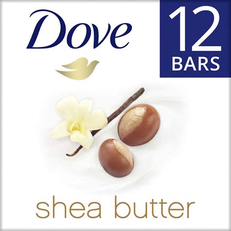 Dove Beauty Bar Gentle Skin Cleanser Shea Butter More Moisturizing Than