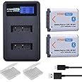 Amazon Powertrust Np Bx Pack Batteries And Lcd Dual Usb