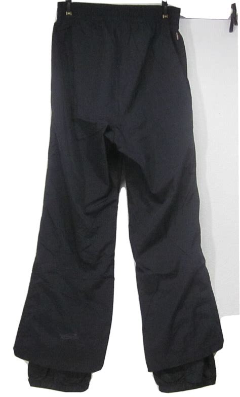 Obermeyer Men S Utility Shell Medium Nylon Black Ski Snowboard Pants Zip Pockets Ebay