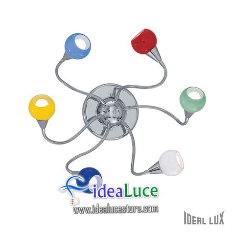 Plafoniera Ideal Lux Tender Pl Color Idealucestore