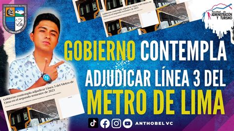 Gobierno Contempla Adjudicar L Nea Del Metro De Lima En El Segundo