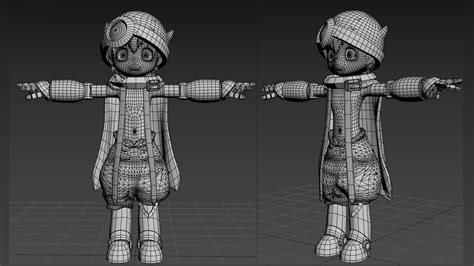 Reg Anime Made In Abyss Vrchat 3d Model Rigged Cgtrader