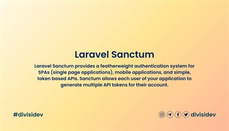 REST API CRUD Dengan Laravel Sanctum Divisidev