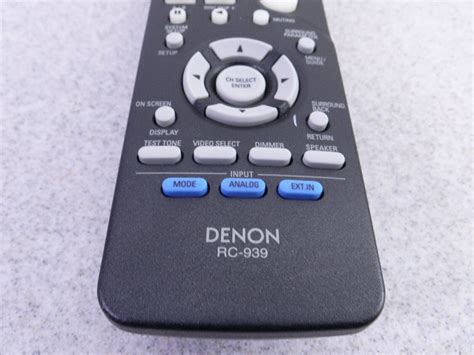 Denon RC 939 Remote Control For AV Surround Receiver For AVC 1804 AVC