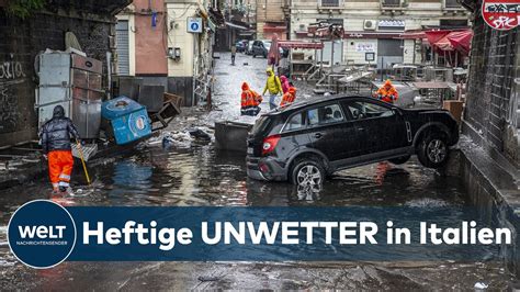 Unwetter Katastrophe In Italien Ganze Landstriche Unter Wasser Youtube