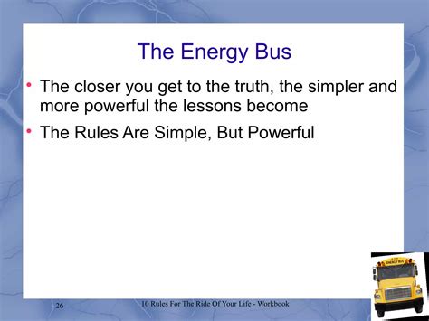 The Energy Bus Workshop | PPT