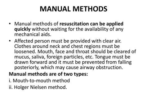 Artificial respiration | PPT