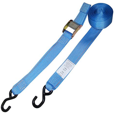 Inch Cam Buckle Strap With Vinyl Coated S Hooks Ratchetstrapsusa