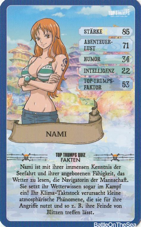 Top Trumps One Piece Kartenliste