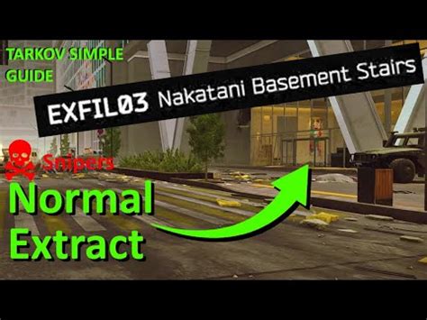 Nakatani Basement Extract Guide Tarkov Ground Zero Map Youtube