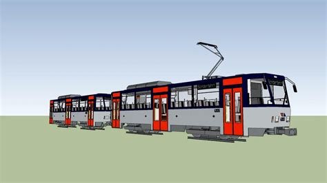 T6 B6 CKD Tatra Triebwagen Beiwagen Straßenbahn CKD tram with