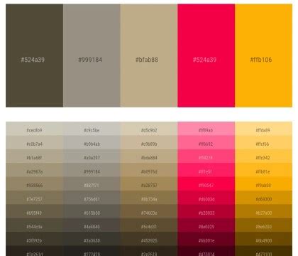 125 Yellow Color Palettes | Curated collection of Color Palettes