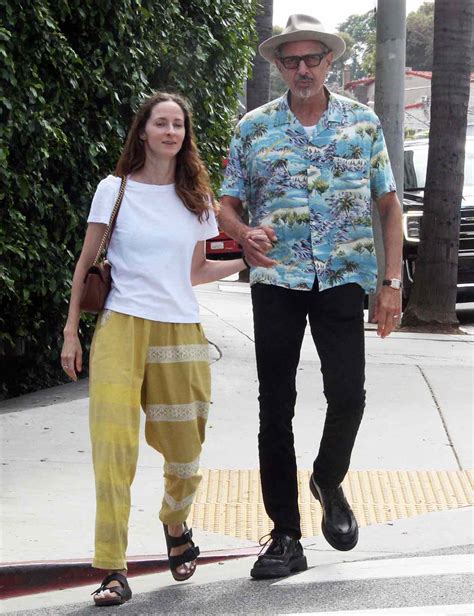 Jeff Goldblum And Wife Emilie Hold Hands As They Step Out For Sweet