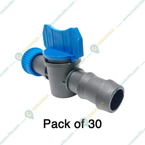 16mm Flat Inline Drip Irrigation Cock