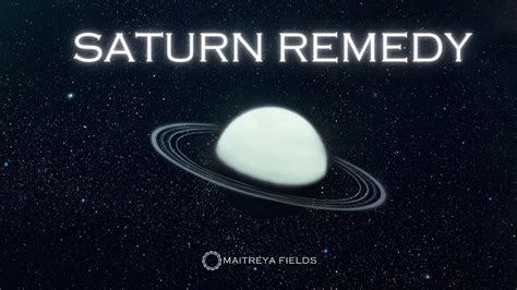 Saturn Remedy Remove Negative Influence With Maitreya Reiki™ Youtube