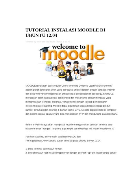 DOCX Tutorial Instalasi Moodle Di Ubuntu 12 DOKUMEN TIPS