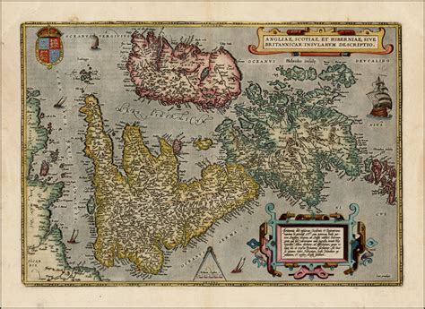 Angliae Scotiae Et Hiberniae Sive Britannicae Insularum Descriptio