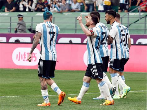 Lionel Messi Scores Fastest Career Goal As Argentina Beat Australia Sports Mole