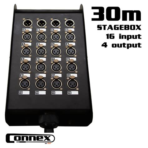 Connex Multicore Snake Inputs Outputs Xlr Stage Box M The