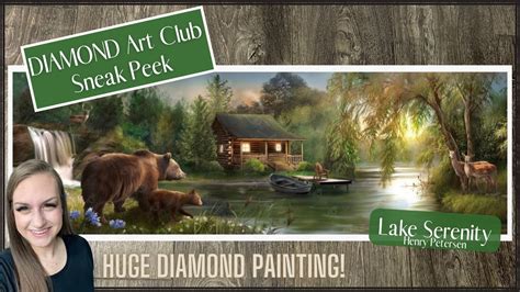 Diamond Art Club Sneak Peek Lake Serenity By Henry Petersen YouTube