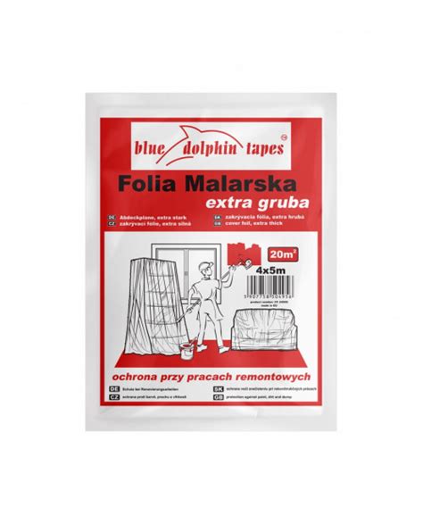 Folia malarska Extra Gruba 4x5m 20m²