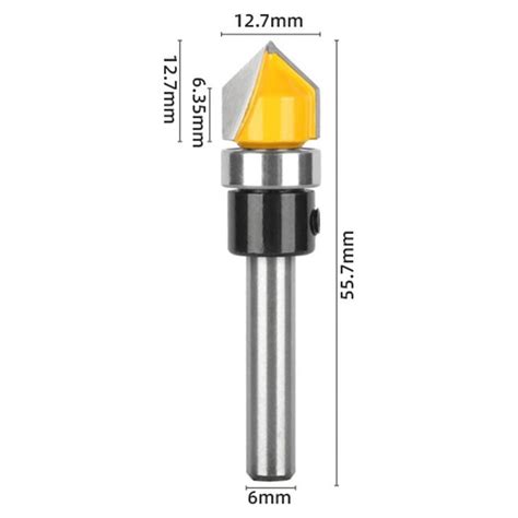 6mm Shank Bowl Tray Router Bit Round Nose Milling Cutter Woodworking