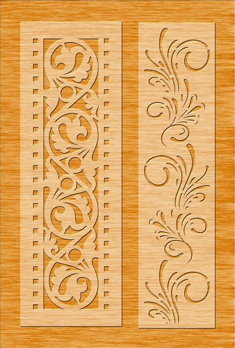 6 Decorative Panel Door Panels Stencil Privacy Screen Wall Etsy