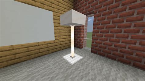 Modern Floor Lamp - Minecraft Furniture