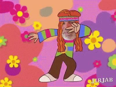 Hippie GIF - Hippie - Discover & Share GIFs Peace Sign Tattoos, Mario Characters, Disney ...