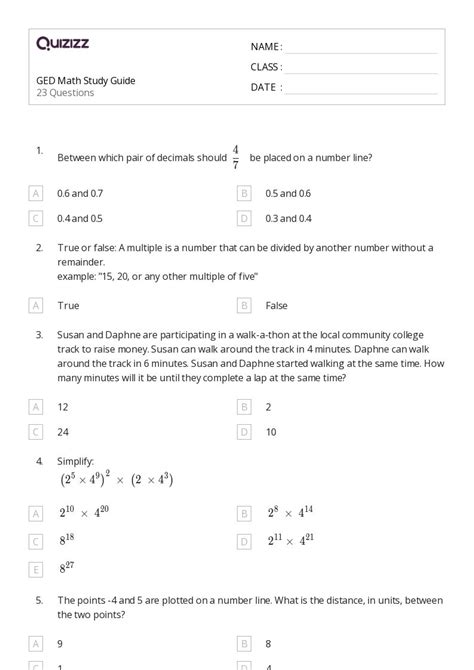 Free Ged Algebra Worksheet Download Free Ged Algebra Worksheet Png Images Free Worksheets On