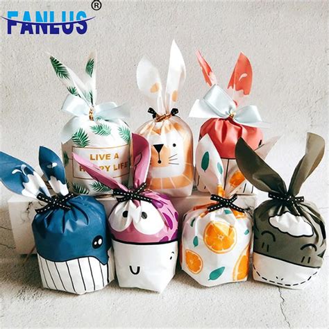 Пакеты для конфет с кроличьими ушками | AliExpress