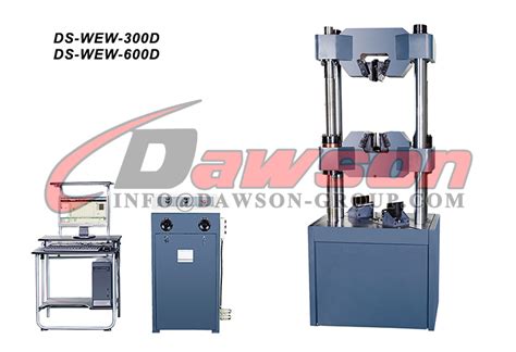 Ds Waw 600l1000l Microcomputer Controlled Electro Hydraulic Servo Steel Strand Testing Machine