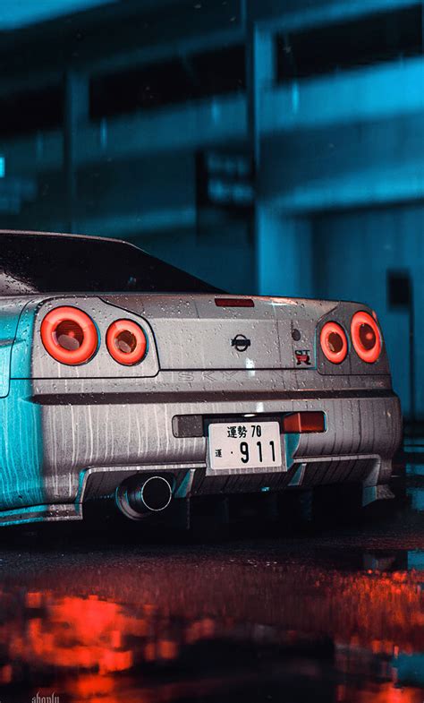 Skyline R34 Wallpaper - 1280x2120 - Download HD Wallpaper - WallpaperTip