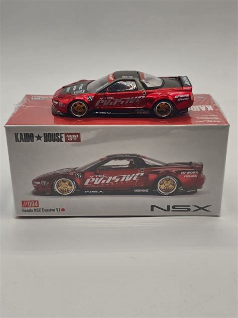 In Stock Kaido House X Mini Gt Honda Nsx Evasive V Red Ebay