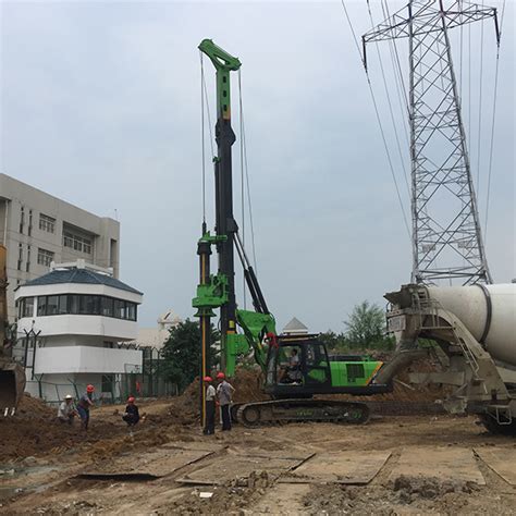 Tysim Mini Piling Machine Rock Drill Pile Rig Pile Driver Using