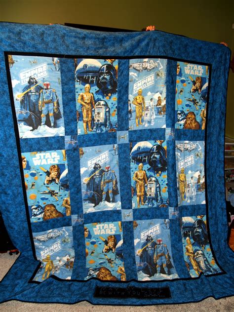 Star Wars Quilt Made Out Of Sheets Michelle Millum How Hard Would