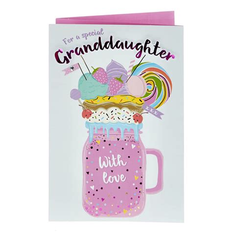 Granddaughter Birthday Cards | Personalised Granddaughter Birthday ...