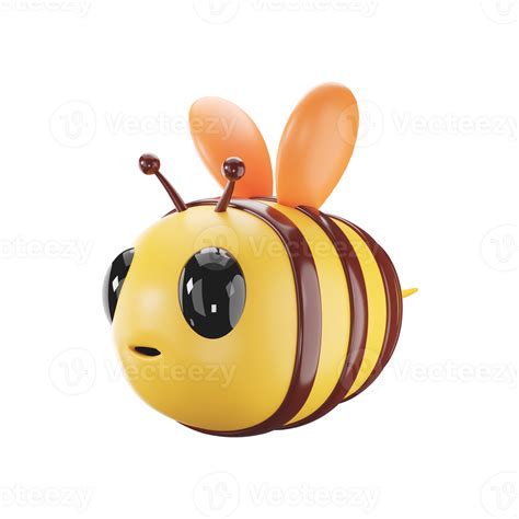 3d Rendering Bee 23799205 Png