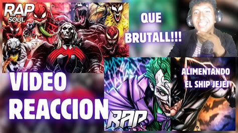 SIMBIONTES MACRORAP Marvel SoulRap Batman x Joker DC Cómics