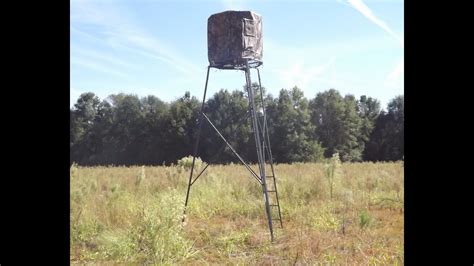 Ameristep 15 Foot Deer Stand Hunting Tripod Youtube