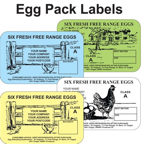 Egg And Poultry Labels Outer Case And Packing Case Labels Danro