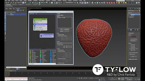 Using Tyflow To Model A Strawberry Dsmaxtutorial