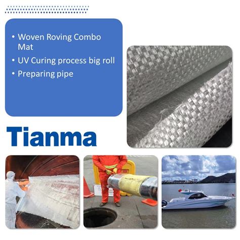 Fiberglass Type Woven Roving Mat Ewr600 Mat450 Making Boat Body Layer China Glass Fiber And